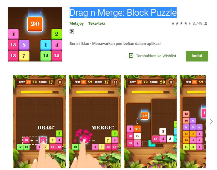 Drag n Merge: Block Puzzle 